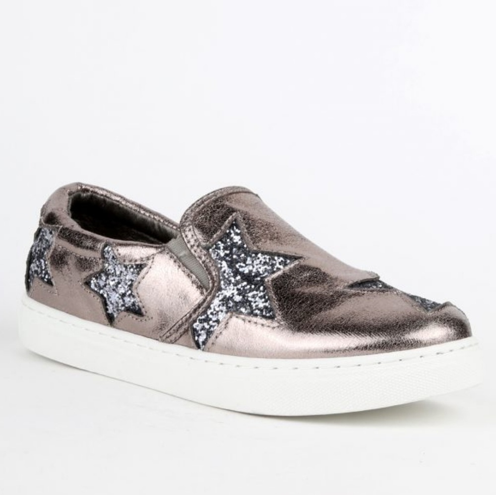 𝙇𝙖𝙨𝙩 Siz 6.5 🖤Pewter Metallic Glittery